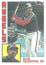 1984 Topps Base Set Ellis Valentine #236 card