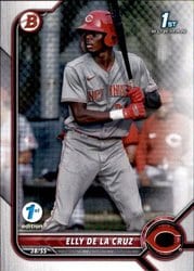 2022 Bowman 1st Edition Base Set Elly De La Cruz #BPPF-50 card