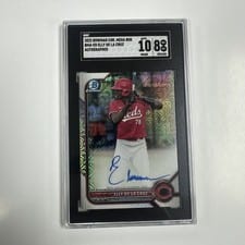 2022 Bowman Chrome Mega Box Mojo Autographs Elly De LA Cruz #BMA-ED card