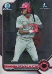 2022 Bowman Chrome Prospects Elly De La Cruz #BCP-50 card