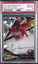 2022 Bowman's Best Best of 2022 Autographs Elly De LA Cruz #B22-EDL card