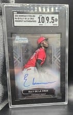 2022 Bowman Sterling Prospect Autographs Elly De LA Cruz #PA-ED card