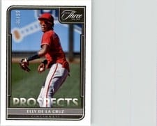2022 Panini Three and Two Prospects Elly De La Cruz #P-31 card