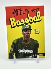 2022 Topps Heritage Minor League 1973 Pack Cover Cards Elly De La Cruz #73PC-16 card