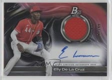 2023 Bowman Platinum Pieces Auto Relics Elly De La Cruz #PPAR-ED card