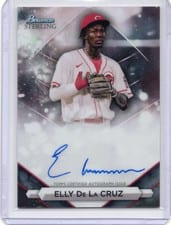 2023 Bowman Sterling Prospect Autographs Elly De La Cruz #PA-ED card