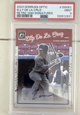 2023 Donruss Optic Retro 1990 Signatures Elly De La Cruz #1990-EC card