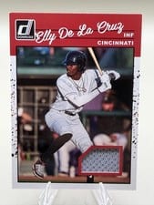 2023 Donruss Retro 1990 Materials Elly De La Cruz #90M-EC card