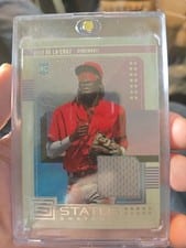 2023 Panini Chronicles Status Swatches Elly De La Cruz #SS-ED card