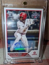 2023 Topps Pro Debut Autographs Elly De La Cruz #PD-170 card