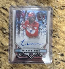 2024 Bowman Sterling Rookie Autographs Elly De La Cruz #RA-ED card
