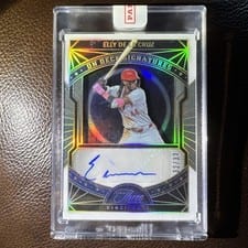 2024 Panini Three and Two On-Deck Signatures Elly De La Cruz #3 card