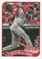 2024 Topps 1989 Topps Baseball 35th Anniversary (Series 2) Elly De La Cruz #89B2-34 card
