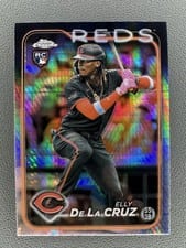 2024 Topps Chrome Elly De La Cruz Prism Refractor #44 card