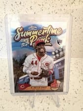 2024 Topps Chrome Summertime in the Park Elly De La Cruz #SITP-4 card