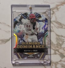2024 Topps Chrome Update Diamond Dominance Elly De La Cruz #DD-6 card