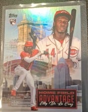 2024 Topps Chrome Update Home Field Advantage Elly De La Cruz #HFAC-1 card
