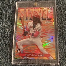 2024 Topps Chrome Update Sizzle Elly De La Cruz #SIZ-5 card