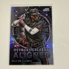 Elly De La Cruz 2024 Topps Cosmic Chrome Astrologically Aligned card