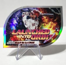 2024 Topps Cosmic Chrome Launched Into Orbit Elly De La Cruz #LIO-25 card
