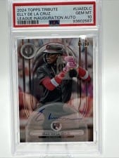 2024 Topps Tribute League Inauguration Autographs Elly De La Cruz #LIA-EDLC card