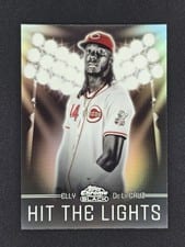 2025 Topps Chrome Black Hit the Lights Elly De La Cruz #HTL-8 card