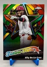 2025 Topps Chrome Logofractor Edition Future Stars Elly De La Cruz #FS-7 card