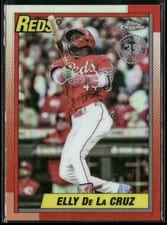 2025 Topps Chrome Update 1990 Topps Chrome Elly De La Cruz #90CU-3 card