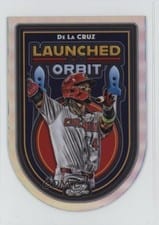 2025 Topps Cosmic Chrome Launched into Orbit Elly De La Cruz #LIO-21 card