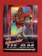 2025 Topps Cosmic Chrome Ultraviolet Beam Elly De La Cruz #UB-15 card