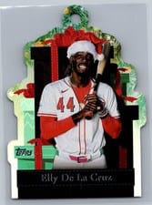 2025 Topps Holiday Die-Cut Ornaments Elly De La Cruz #PO-16 card