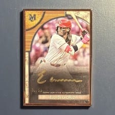 2025 Topps Museum Collection Museum Framed Autographs Elly De La Cruz #FMA-ED card