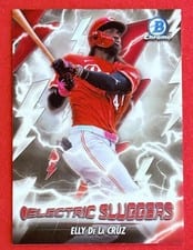 2026 Bowman Electric Sluggers Elly De La Cruz #ES-9 card