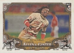 2024 Topps Allen & Ginter In Action Variations Elly De La Cruz (Cincinnati Reds) #IA-1 card