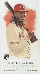 2024 Topps Allen & Ginter Rookie Design Variations Mini Elly De La Cruz (Cincinnati Reds) #RD-1 card