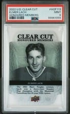 2022-23 Upper Deck Clear Cut Honoured Members Elmer Lach #HOF-113 card