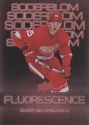 2022-23 Upper Deck Flourescence Gold Parallel Elmer Soderblom #F-1 card