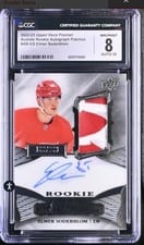 2022-23 Upper Deck Premier Acetate Rookie Autograph Patch Elmer Soderblom #AR-ES