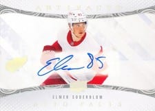 2024-25 Upper Deck Artifacts Autograph Facts Elmer Soderblom #AF-ES card