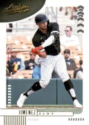 2020 Panini Absolute Base Set Eloy Jimenez #84 card