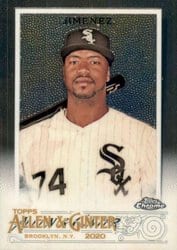 2020 Topps Allen & Ginter Chrome Base Set Eloy Jimenez #30 card