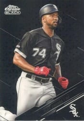 2020 Topps Chrome Black Base Set Eloy Jimenez #5 card