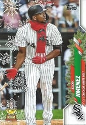 2020 Topps Holiday Base Set Eloy Jimenez #HW142b card
