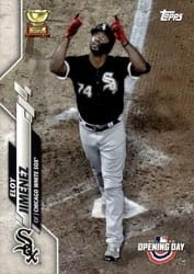 2020 Topps Opening Day Base Set Eloy Jimenez #138 card