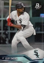 2021 Bowman Platinum Base Set Eloy Jimenez #18 card