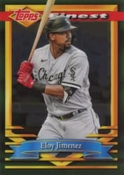 2021 Finest Flashbacks Base Set Eloy Jimenez #42 card