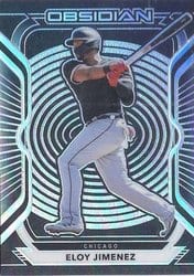 2021 Panini Chronicles Obsidian Eloy Jimenez #52 card