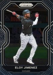 2021 Panini Prizm Base Set Eloy Jimenez #63 card