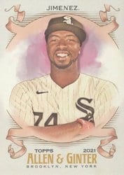 2021 Topps Allen & Ginter Base Set Eloy Jimenez #103 card