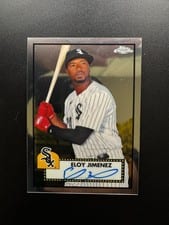 2021 Topps Chrome Platinum Anniversary Autographs Eloy Jimenez #PA-EJ card